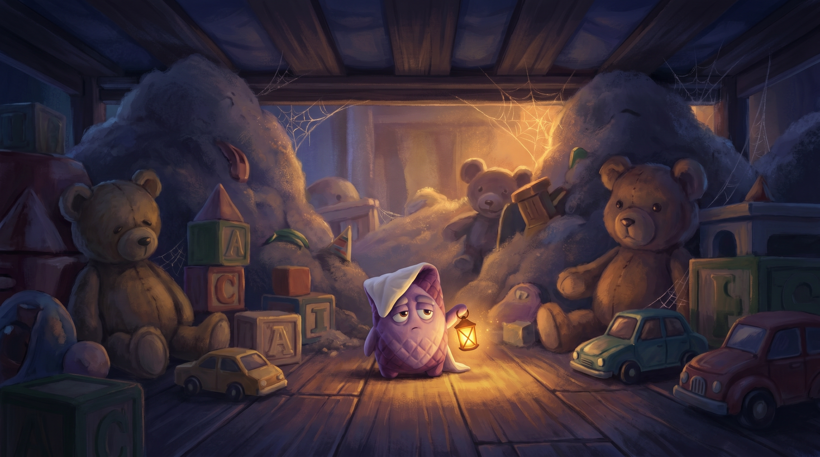 Under the Bed, Painterly storybook